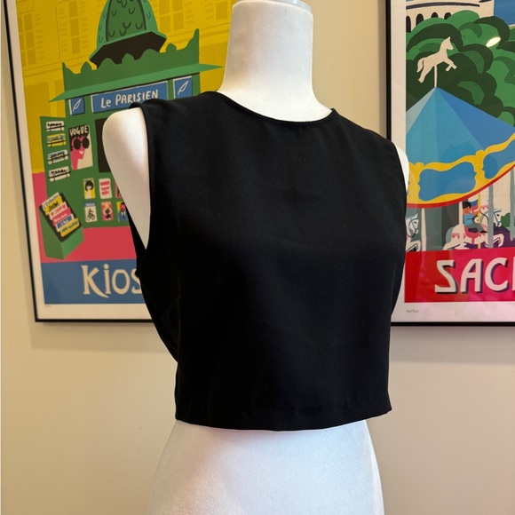 Zara Tops - Zara Cropped Tank with Zipper Back - Size M